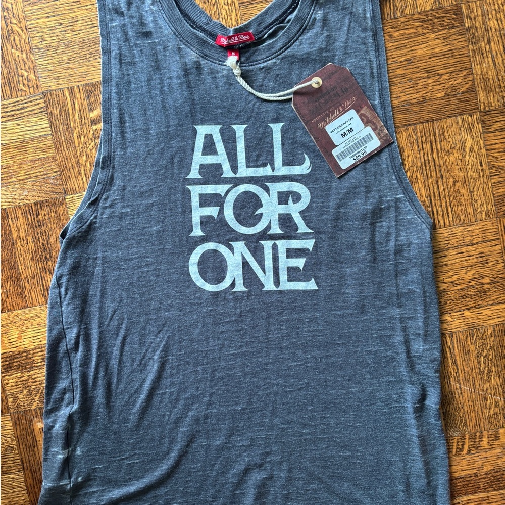 Gray Sleeveless TFC Graphic Tank Top